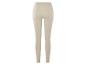 Beige leggings voor dames.