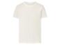 Wit heren T-shirt met korte mouwen en ronde hals