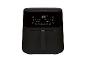 Zwarte SilverCrest airfryer met digitaal display.