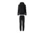 Zwart dames trainingspak met hoodie en broek.