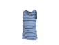 Blauw gestreept herenhemd.