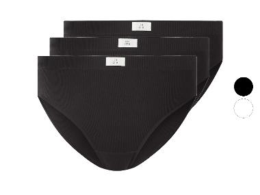 ESMARA® Set van 3 dames geribde onderbroeken