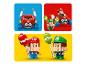 LEGO Super Mario en Luigi figuren met voertuigen en items.