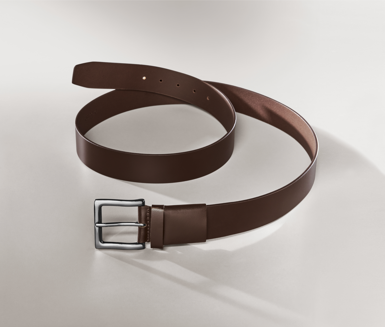ESMARA Leren riem (Bruin, 125)