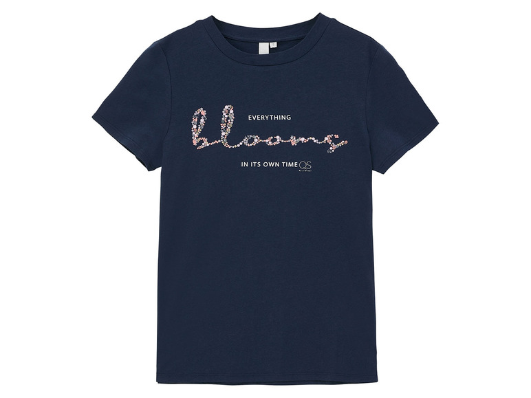 QS by s.Oliver Dames t-shirt (M, Donkerblauw)