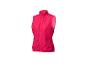 Roze, mouwloze hardloopvest.