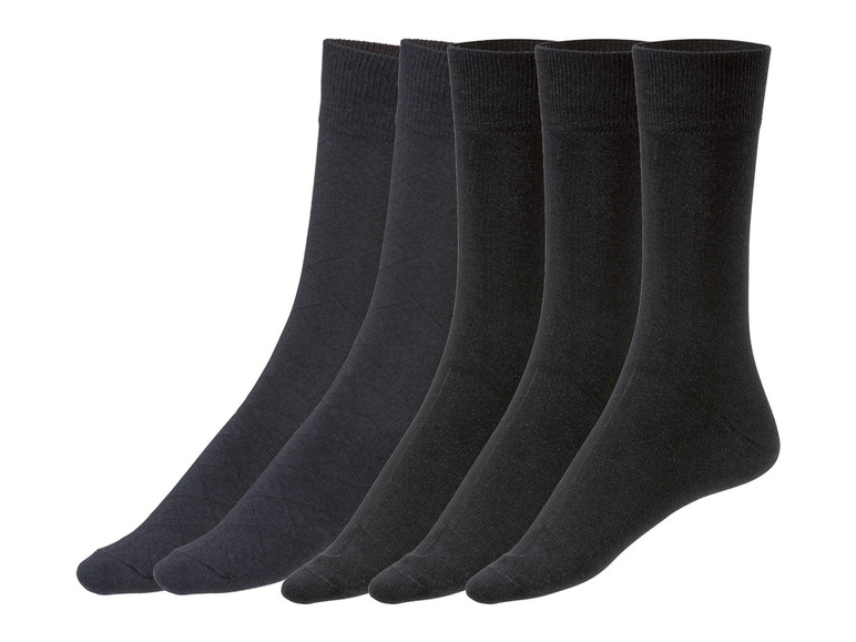 Afbeelding van 5 paar heren sokken (39-42, Zwart)