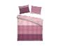 Roze en paars beddengoedset met baksteenpatroon