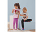 Meisje met Chip & Dale T-shirt en leggings en jongen met Spider-Man T-shirt en broek