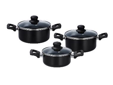 SILVERCREST® Aluminium pannenset, 3-delig