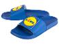Blauwe Lidl slippers: comfortabele teenslippers met Lidl logo.