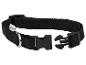 Zwarte Zoofari hondenriem met gesp.