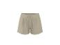 Beige sportshort met trekkoord in de taille