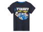 Donkerblauw Hot Wheels kinder-T-shirt met blauwe auto-opdruk en 