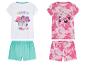 Kinderpyjama's: Squishmallows shirt en short en Pokémon tie-dye shirt en short.