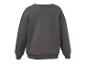 Effen donkergrijs sweatshirt, achteraanzicht