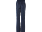 Donkerblauwe velours joggingbroek met elastische tailleband