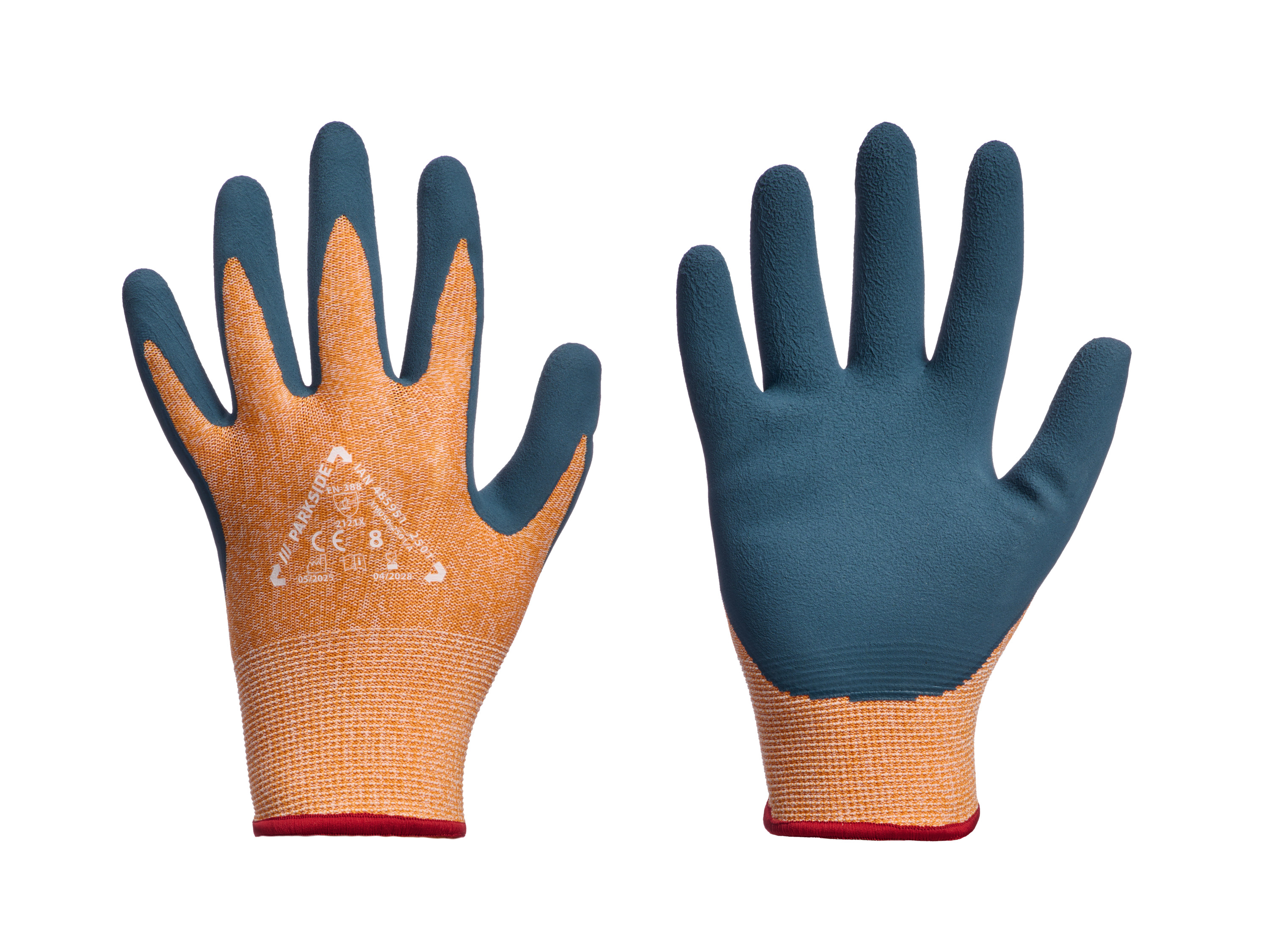 PARKSIDE Latex werkhandschoenen (8)