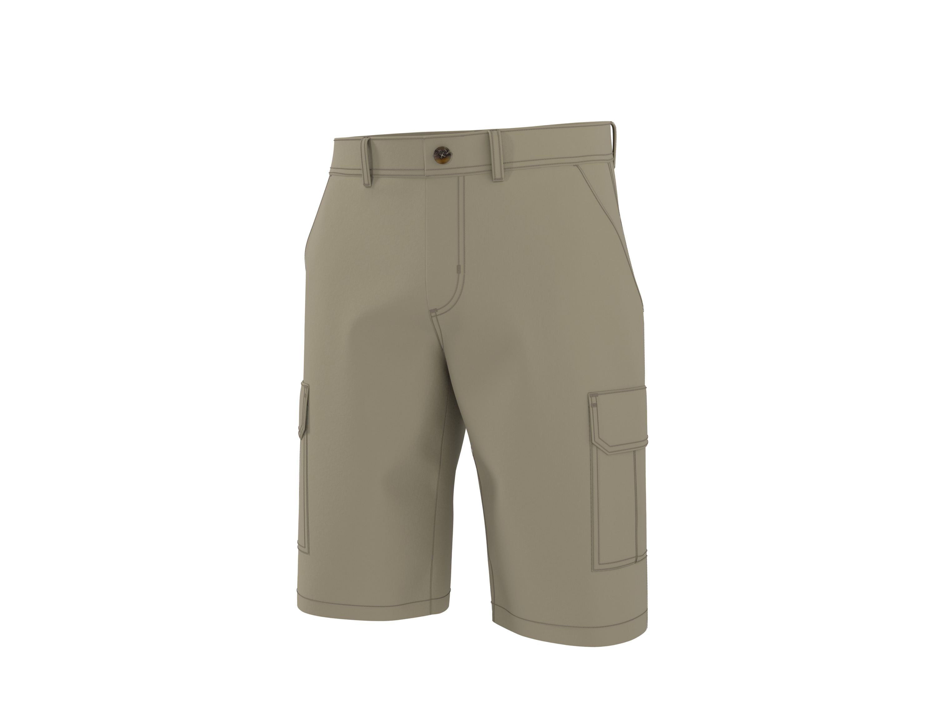 esmara Men Heren cargo shorts (Beige, 58)