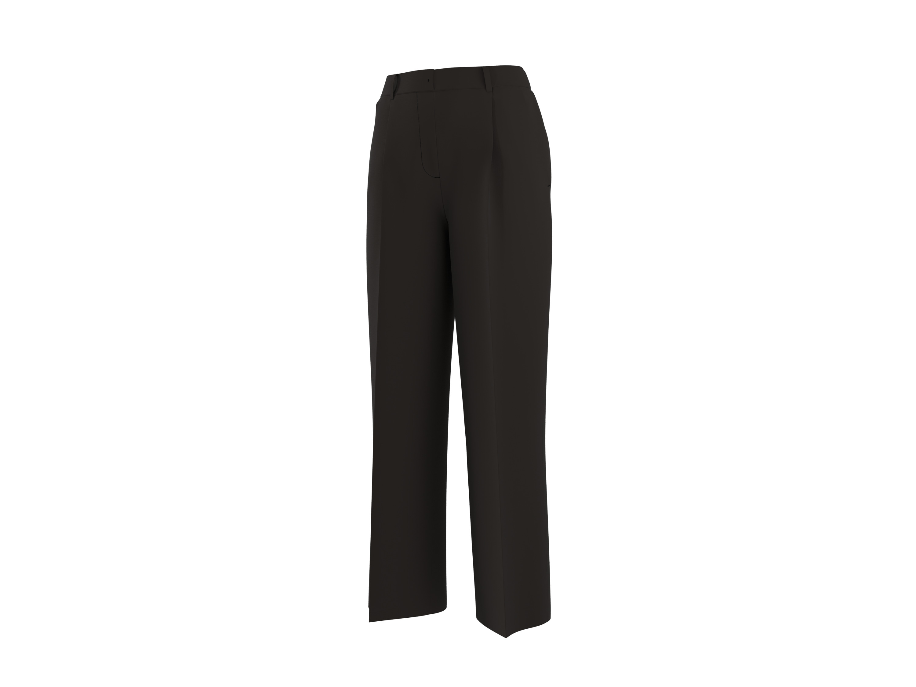 ESMARA Dames broek - Wide leg (Zwart, XS)