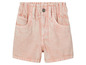 Roze spijkerbroek shorts met elastische tailleband.