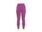 Fuchsia dames sportlegging met hoge taille en zijzakken.