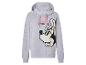 Een grijze hoodie met Minnie Mouse print.