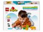 LEGO DUPLO doos met kind dat speelt met dierenfiguren en bouwstenen