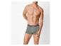 Man in olijfgroene boxershorts.
