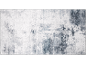 Abstract grijs en wit distressed patroon vloerkleed met een modern, getextureerd ontwerp.