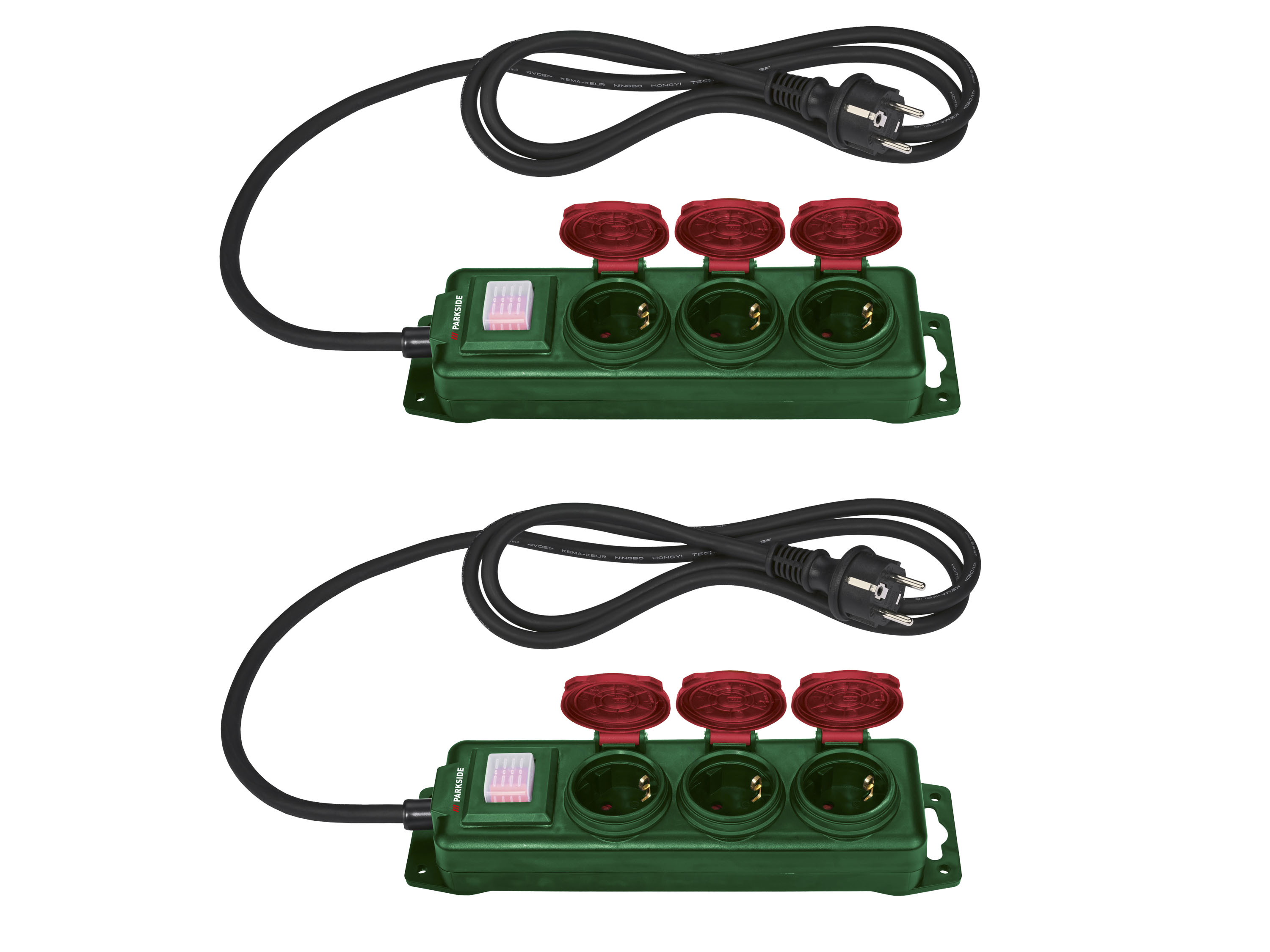 PARKSIDE Stekkerdoos IP44 (2x3-voudig)