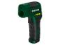 Groene Parkside infrarood thermometer met laser.