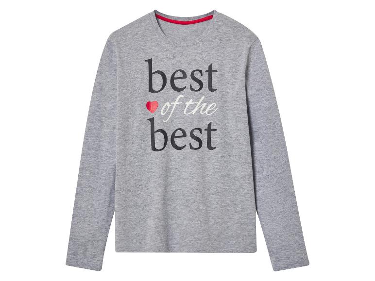 Een grijs T-shirt met lange mouwen met de tekst 'best of the best'