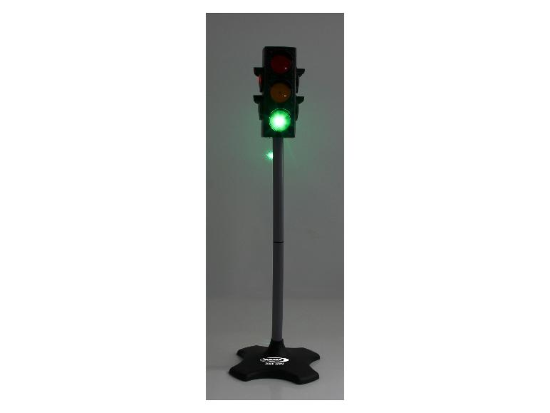 Jamma Just Play speelgoed verkeerslicht met groen licht aan.