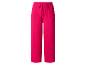 Fuchsia roze dames wijde broek met trekkoord taille