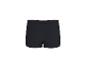 Zwarte herenboxershort met een rode en zwarte tailleband.