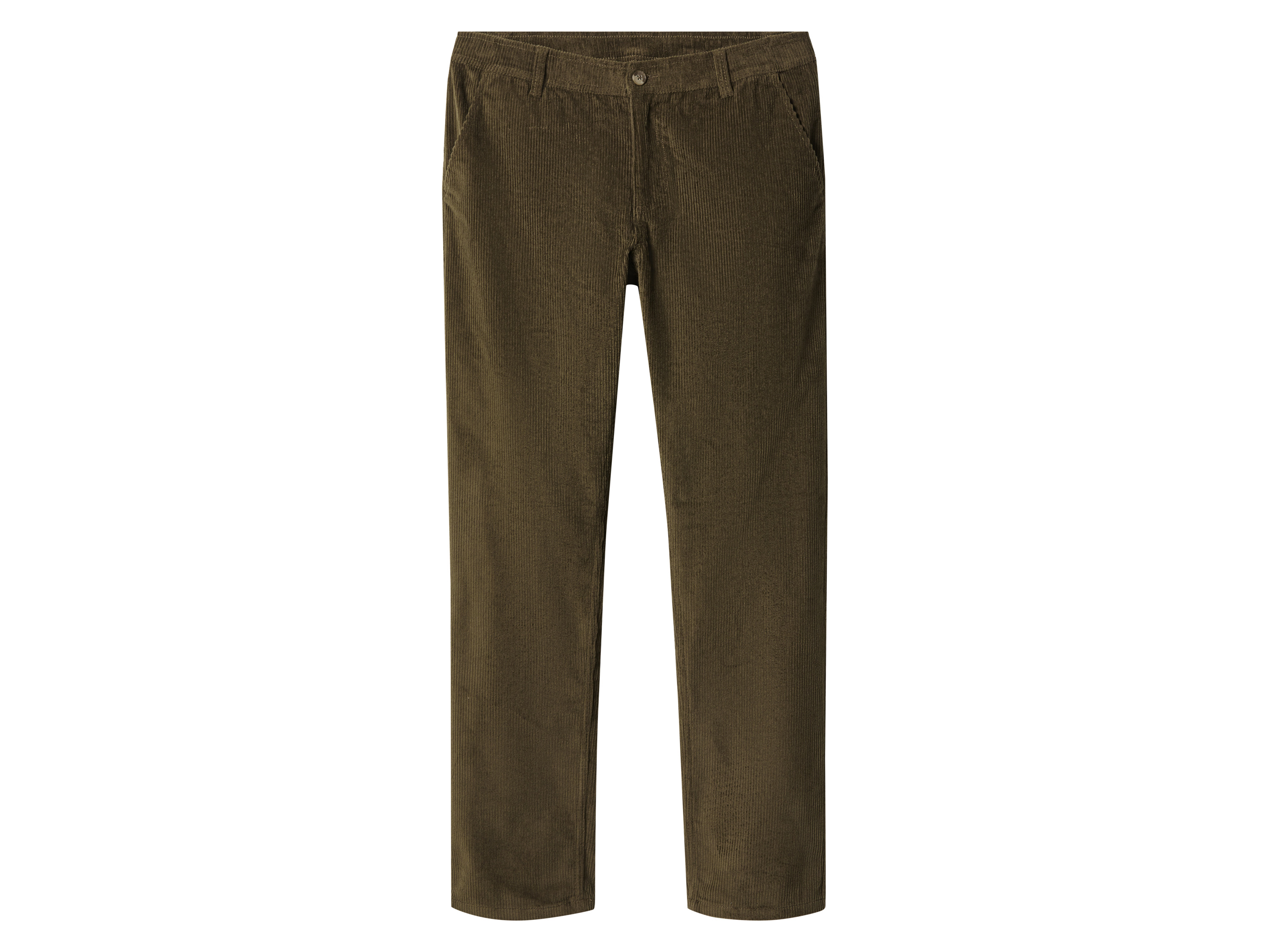 esmara Men Heren corduroy broek (Kaki, XL)