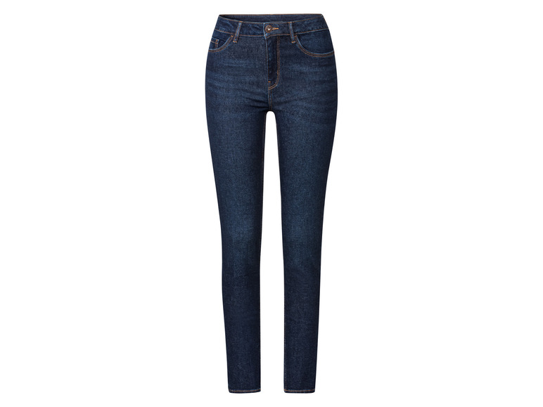 esmara Dames jeans skinny fit (34, Donkerblauw)
