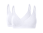 ESMARA® Dames bralette, set van 2, wit