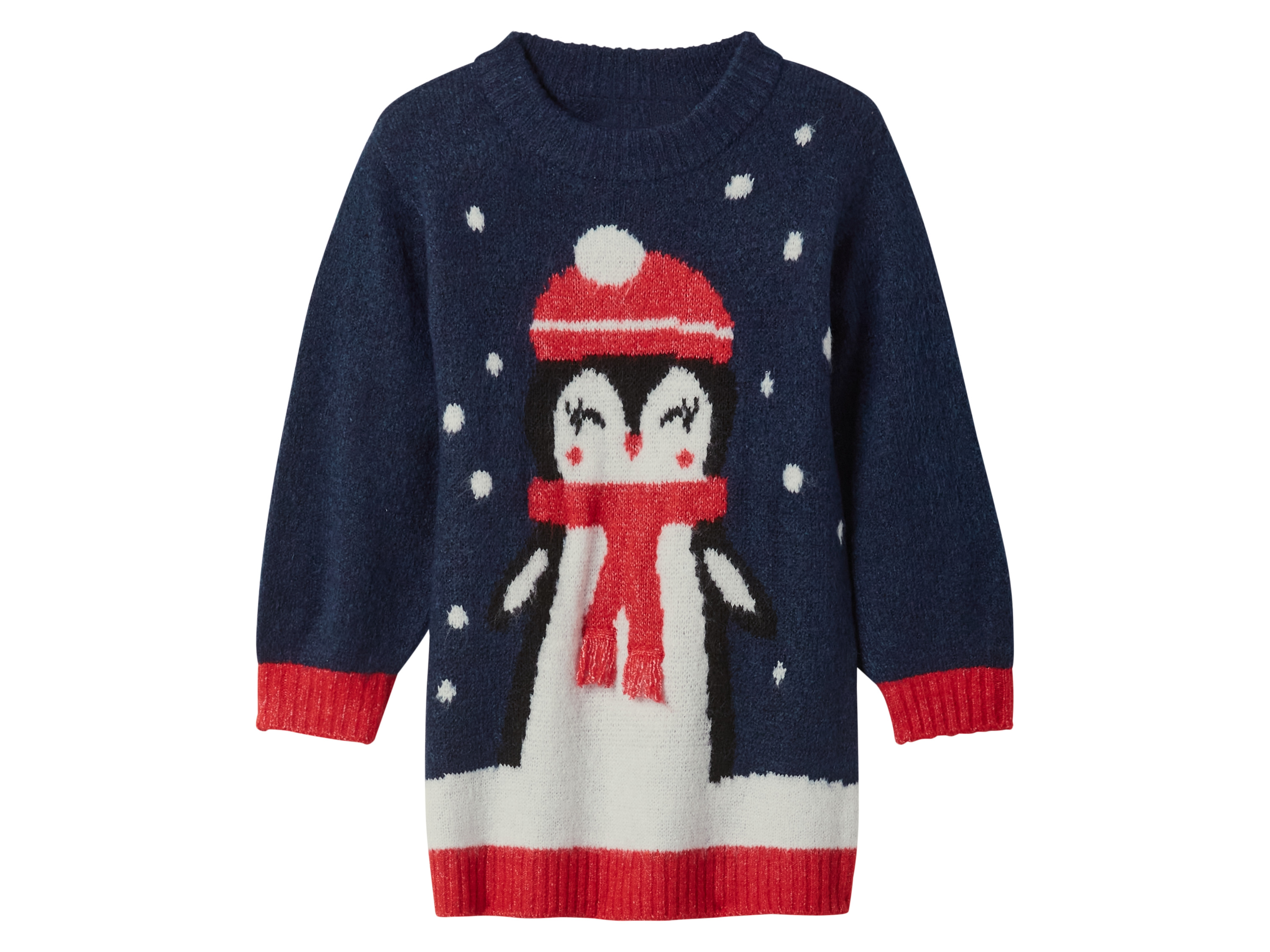 lupilu Kinder kerstjurk (Marineblauw, 98/104) afbeelding