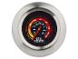 Grill Meister thermometer van roestvrij staal met carbon look.