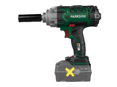 PARKSIDE® Accu-slagmoersleutel 20 V zonder accu en oplader