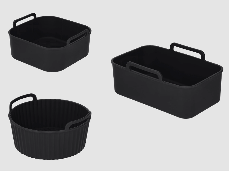 Siliconen vormen voor de SILVERCREST heteluchtfriteuse in verschillende vormen.