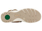 Beige sandalen met Footflexx-zool.