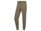 Beige joggingbroek met elastiek aan de taille.