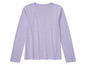 Een lichtpaarse longsleeve met lange mouwen.