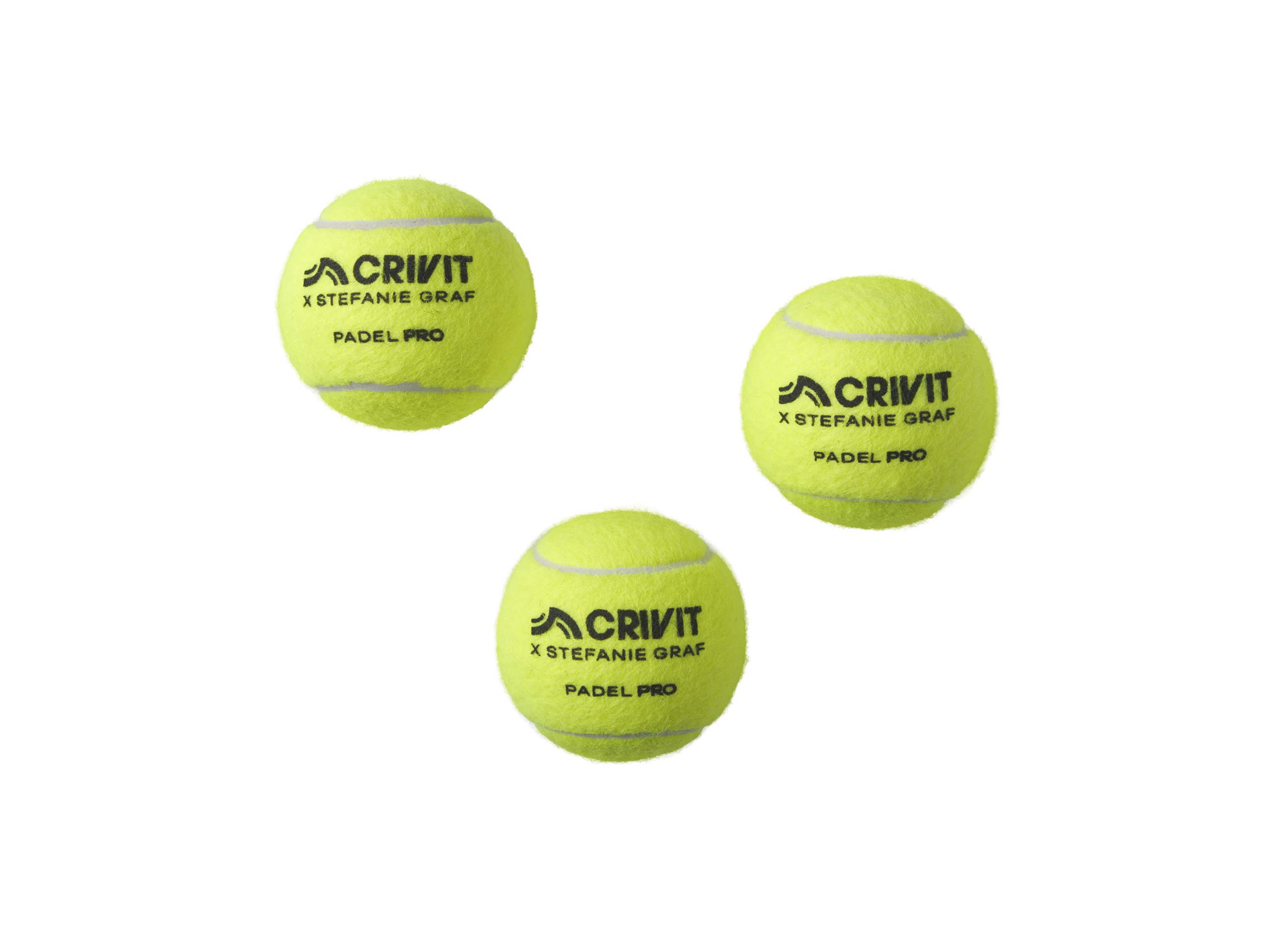 CRIVIT Padelballen Tournament PRO, 3 stuks - 1