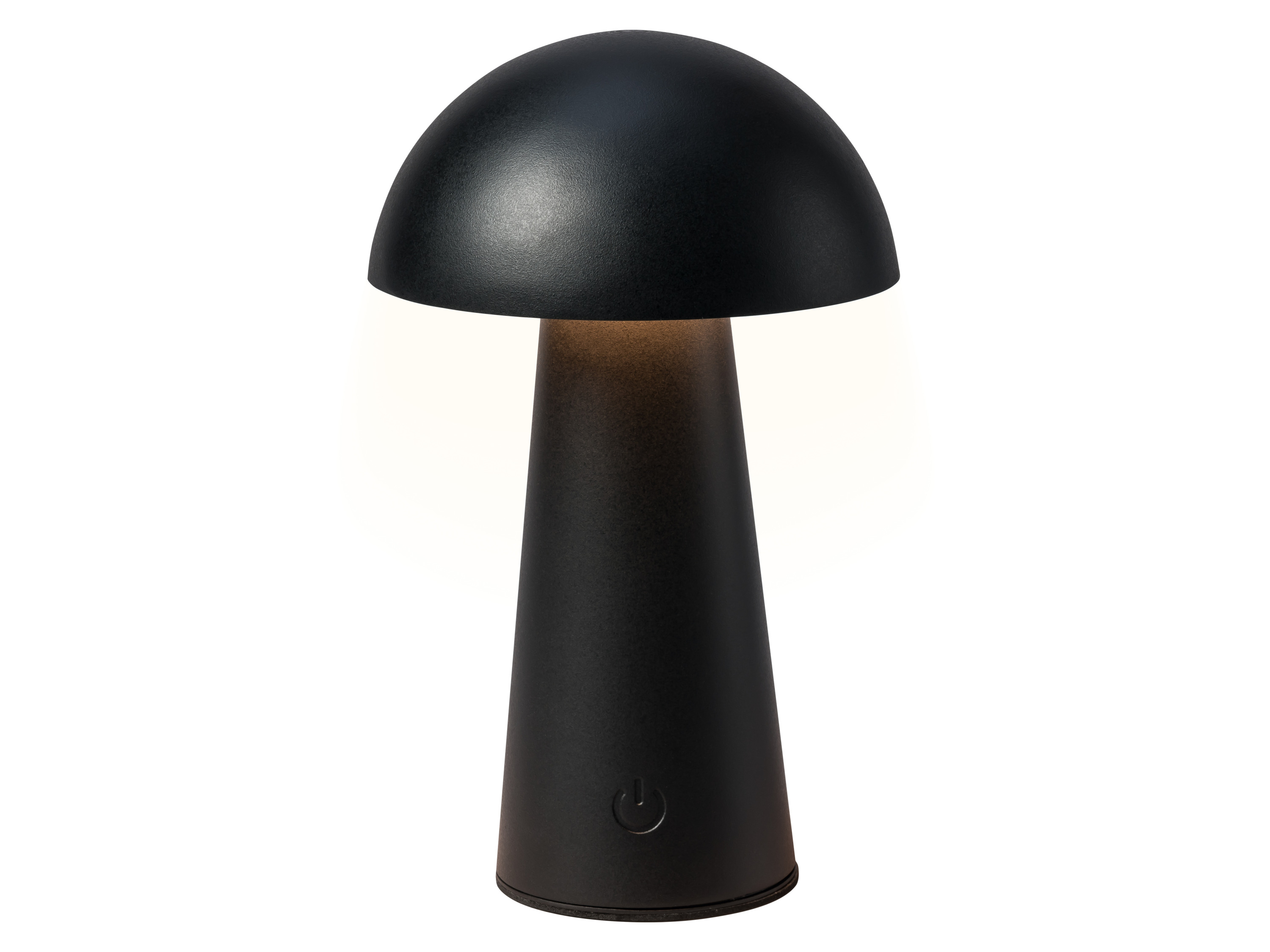 LIVARNO Oplaadbare tafellamp, warmwit, 1200 mAh (Zwart)