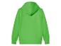 Lichtgroene hoodie.