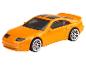 Een oranje Nissan 300ZX speelgoedauto.